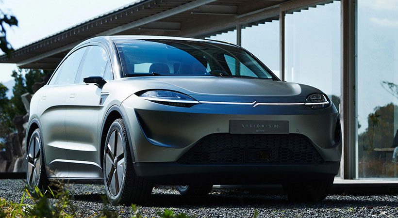 Sony está poniendo mucho énfasis en los sistemas de seguridad ,con una serie de sensores colocados alrededor del vehículo.. Foto: Sony