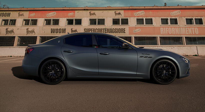 El acabado MC Edition estará disponible para el Ghibli, Levante y Quattroporte. Foto: Maserati