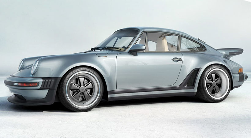 El 911 Turbo Study está basado en el 964 y se inspira también en el 930, y es el primer turbo de la marca. Foto: Singer