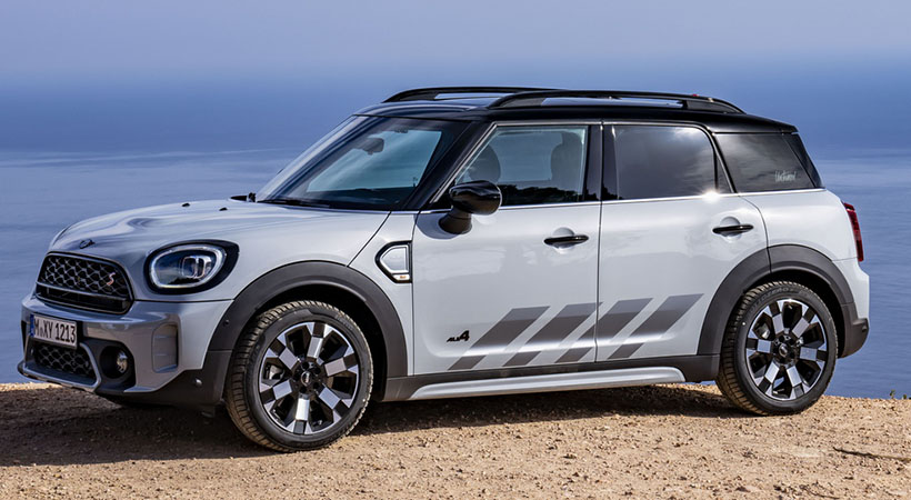 Los gráficos y color especial único del Untamed separa a la edición del resto de la gama. Foto: Mini