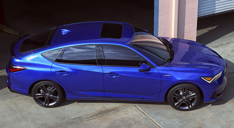 Acura dice que el Integra comenzará alrededor de $30,000 con entregas a partir de esta primavera. Foto: Acura