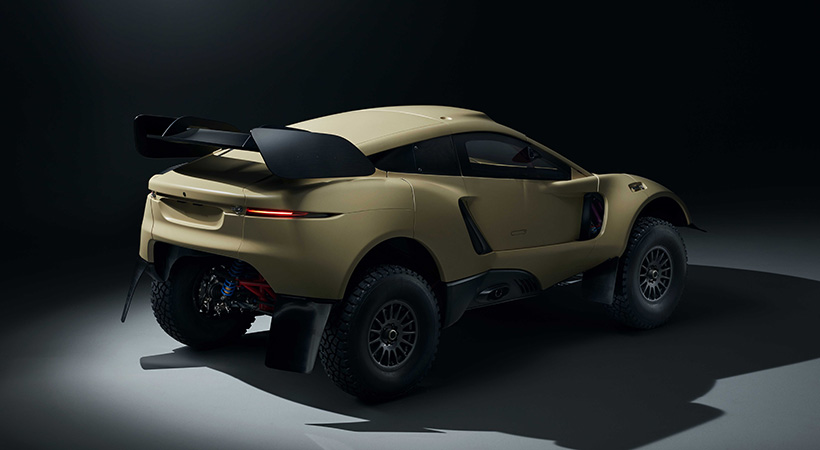 El Prodrive Hunter conserva el motor, la transmisión y la suspensión del modelo que corre en el rally. Foto: Prodrive