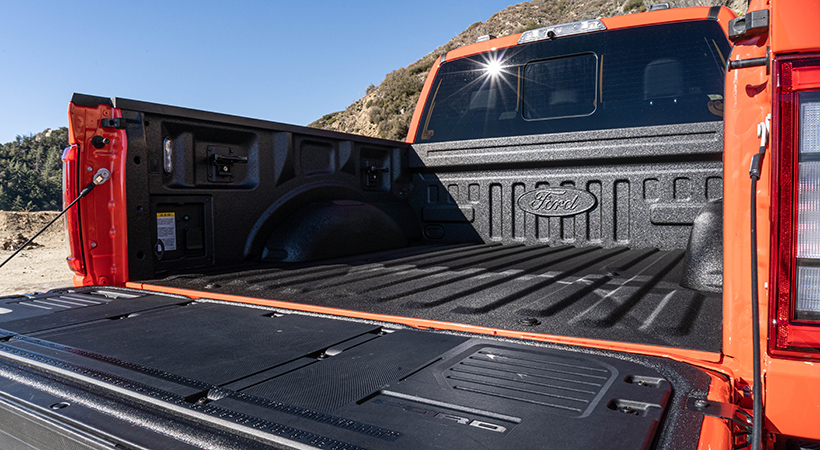 La caja de carga cuenta con protección especial. Foto: Nicholas Colt