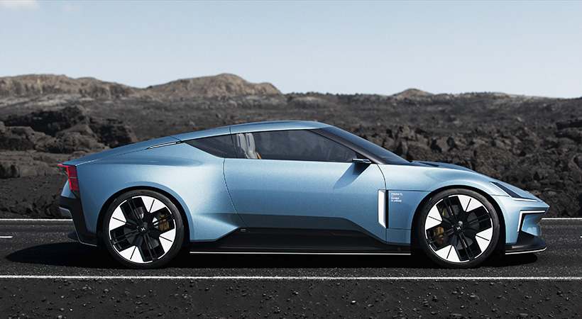 Las líneas son de aspecto futurista. Foto: Polestar