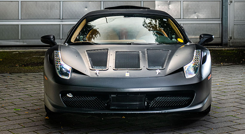 El 458 Italia esconde lo que en su día fue el mayor secreto de Ferrari. Foto: RM Sotheby's