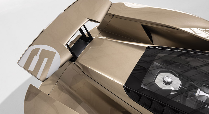 El exterior cuenta con los colores de Holman Moody. Foto: Ford