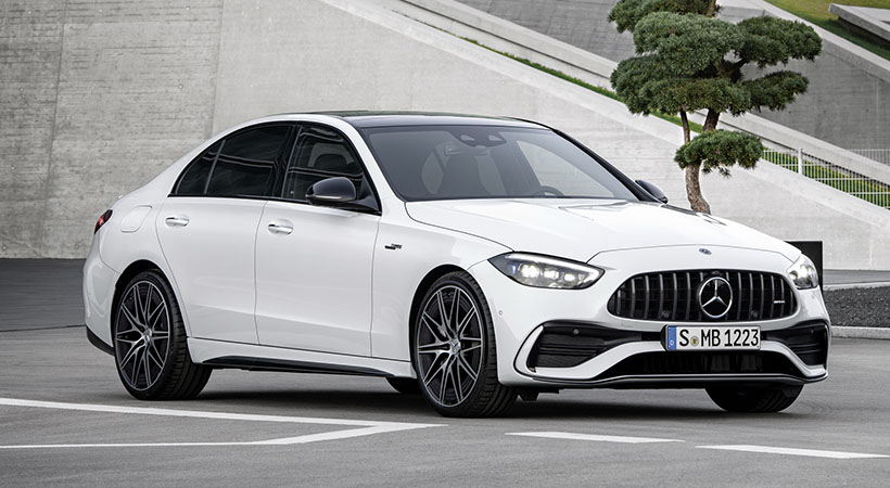 En el exterior, el C43 se diferencia por los toques deportivos de AMG. Foto: Mercedes-Benz