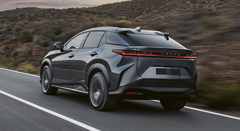 Lexus anunció que la RZ 2023 comience a venderse en Estados Unidos a finales de este año. Foto: Lexus