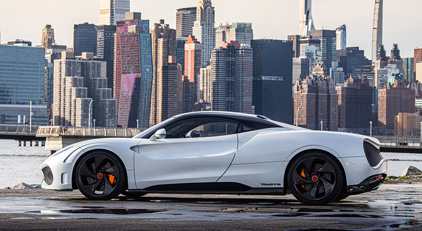 DEUS Vayanne fue develado en el Auto Show de Nueva York. Foto: DEUS Automobile