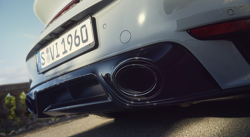 El escape fue ajustado para emitir un sonido específico. Foto: Porsche