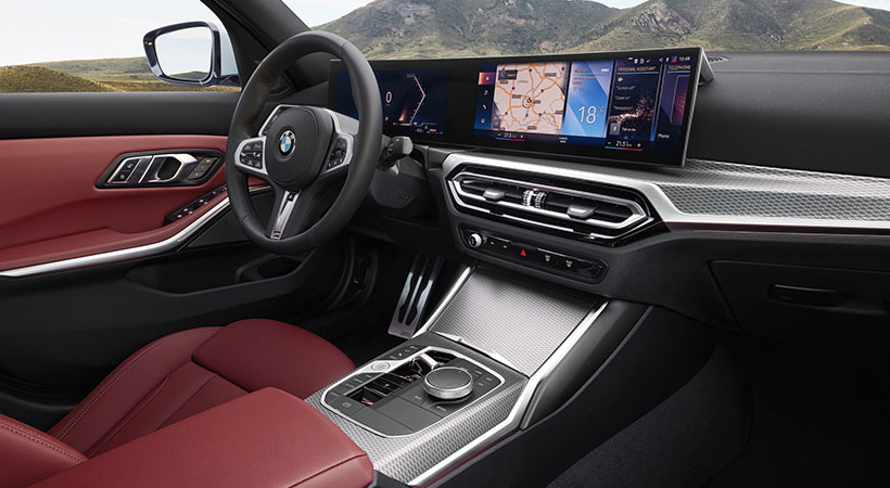 La atracción principal del interior es la nueva pantalla curva. Foto: BMW