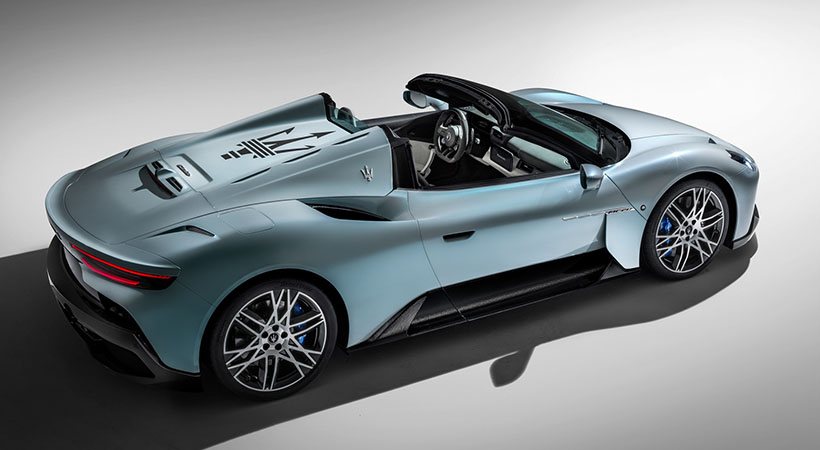 El motor genera 621 caballos de fuerza a 7,500 rpm y 538 libras-pie de torque a 3,000 rpm. Foto: Maserati