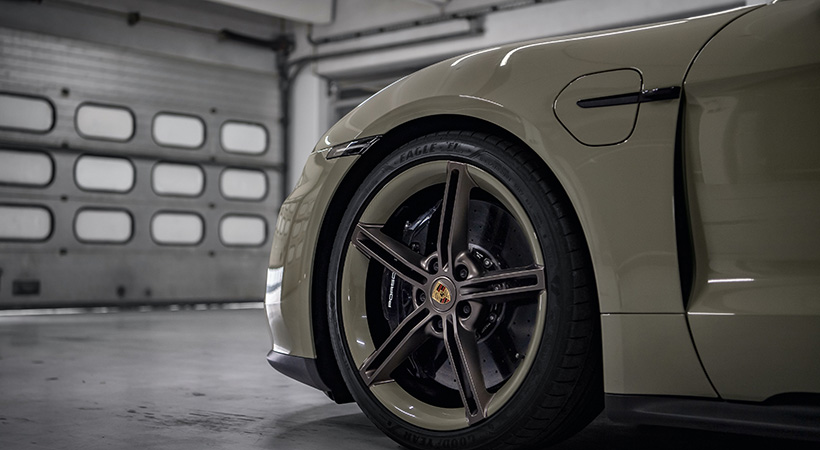 El Porsche Taycan GTS Hockenheimring Edition estará disponible sólo en Alemania Foto: Porsche