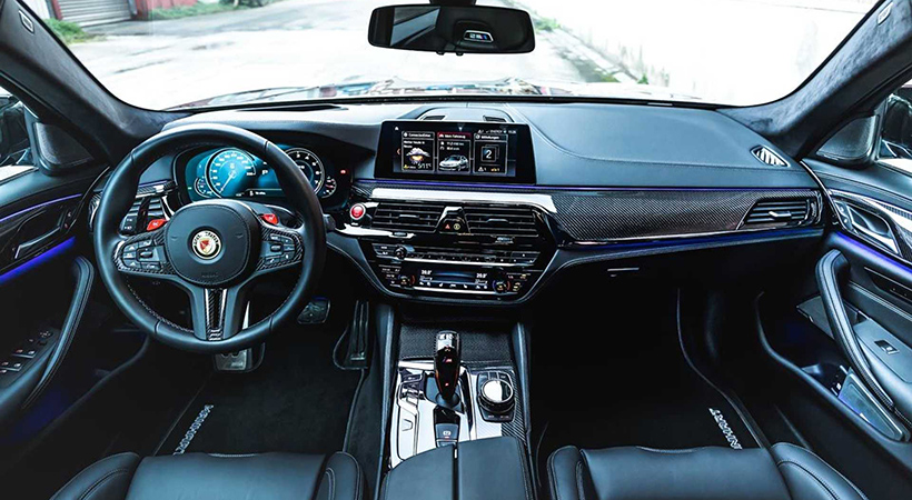 El interior también ha sido personalizado. Foto: Manhart