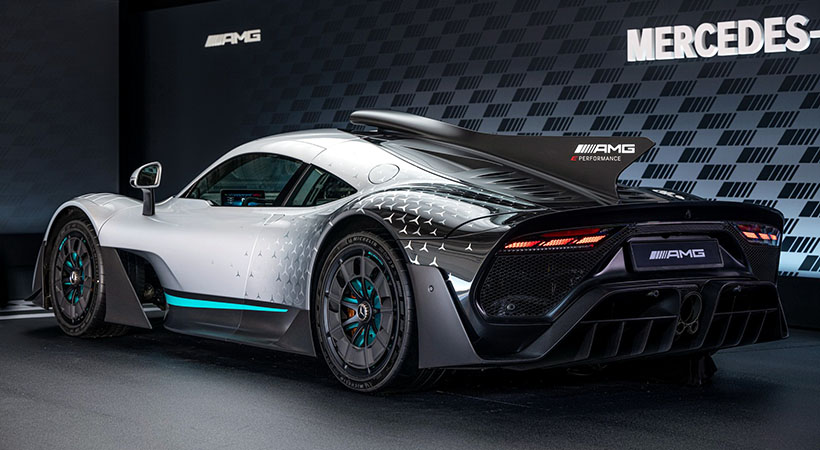 En total, el tren motriz híbrido genera 1,063 hp, más que un auto de Formula 1. Foto: Mercedes-AMG