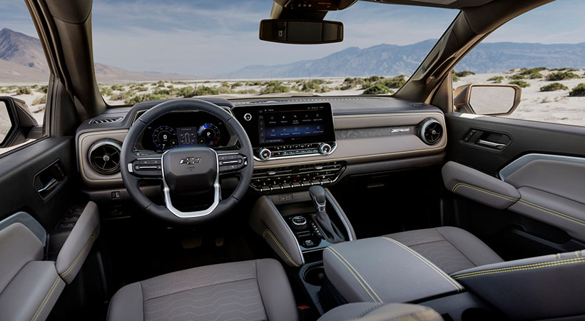 El sistema de infotenimiento es controlado mediante una pantalla táctil de 12.3 pulgadas. Foto: Chevrolet.