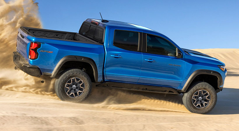 Las capacidades todo terreno de la pick-up han sido puestas a punto con varios nuevos sistemas. Foto: Chevrolet