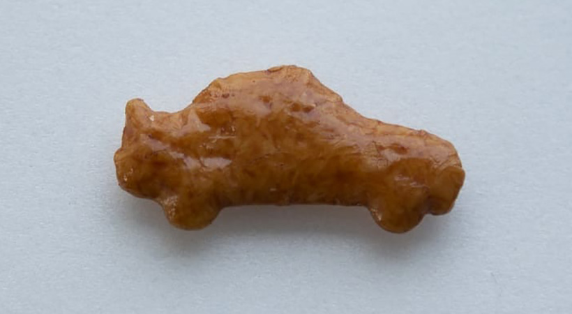 galletas kaki-no-tane en forma de auto de Nissan. Foto: Nissan