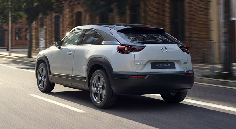 El tren motriz elegido para impulsar el primer modelo 100% eléctrico de la marca no es otro que un motor eléctrico montado en el eje delantero. Foto: Mazda
