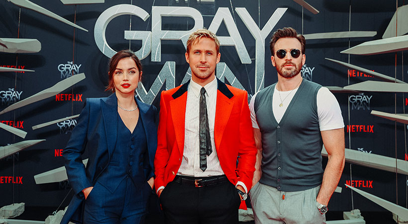 Ana de Armas, Ryan Gosling y Chris Evans, protagonistas de 