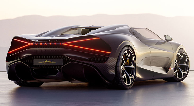 El motor W16 quad-turbo de 8.0 litros de 1,578 hp y 1,180 lb/pie impulsa al auto. Foto: Bugatti