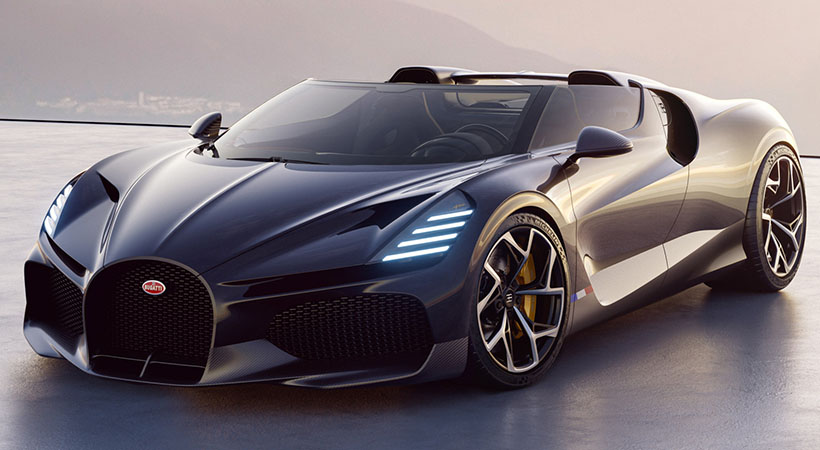 El Bugatti Mistral es el cierre de la obra enfocada en el legendario motor W16, abriendo las puertas a una nueva era para la marca. Foto: Bugatti