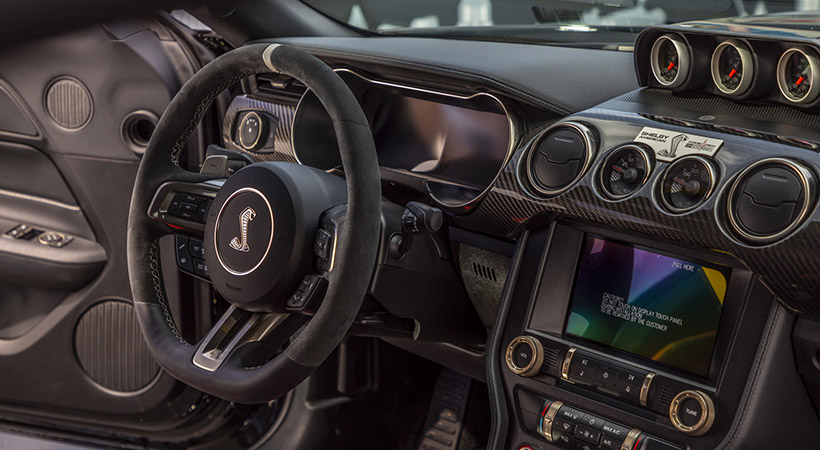 El interior está completamente personalizado. Foto: Ford