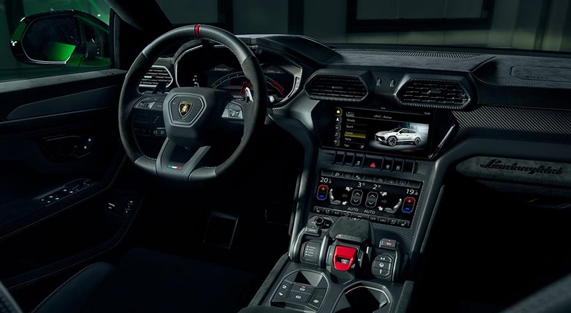 El interior es completamente deportivo. Foto: Lamborghini