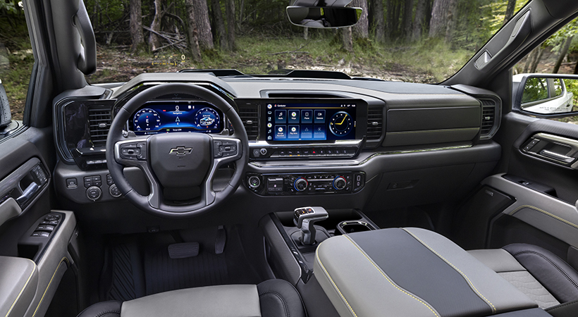 Cuenta con el mismo sistema de infotenimiento del modelo regular ZR2. Foto: Chevrolet