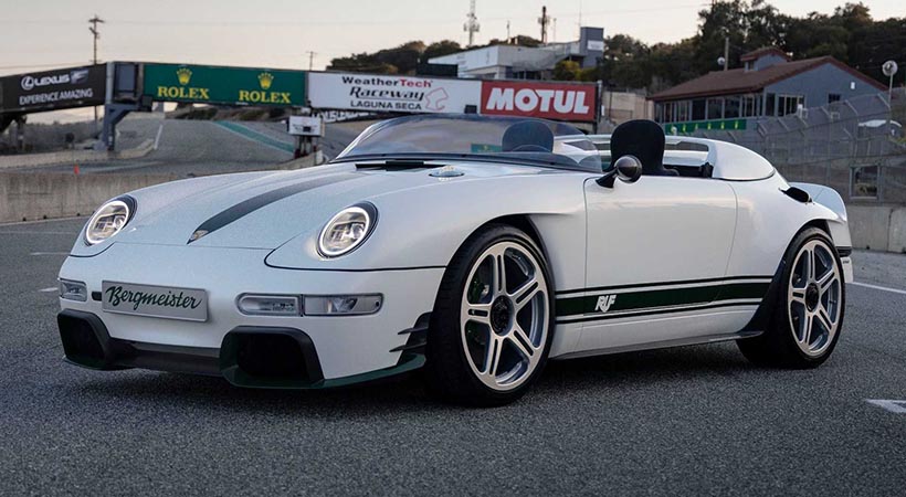 RUF Bergmeister rinde homenaje a los Porsche de competencia. Foto: RUF