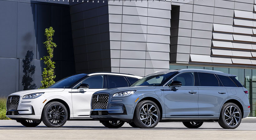 La Lincoln Corsair se renueva con ligeros cambios estéticos, tecnología nueva, y sistemas de seguridad mejorados. Foto: Lincoln