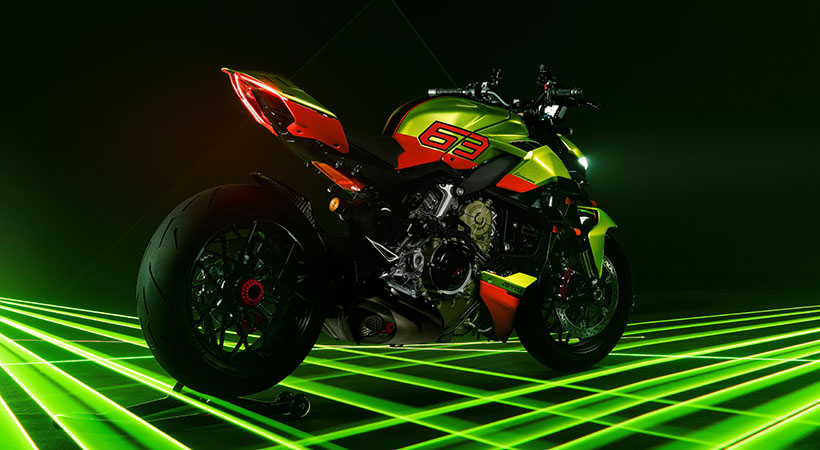 Ducati dotó a esta motocicleta con el motor Desmosedici Stradale de 1103 cc. Foto: Ducati