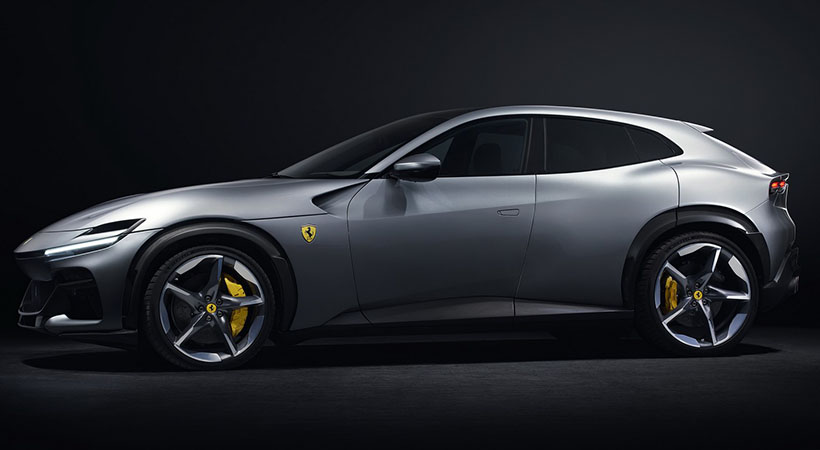 La forma del Purosangue es una clara evolución del GTC4Lusso y FF. Foto: Ferrari