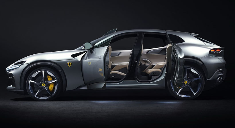 Las puertas siucidas facilitan el acceso al auto y le dan un estilo más exclusivo. Foto: Ferrari