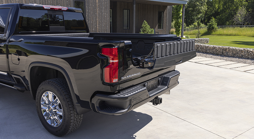 La tapa de caja Multiflex es de serie para todos los modelos. Foto: Chevrolet