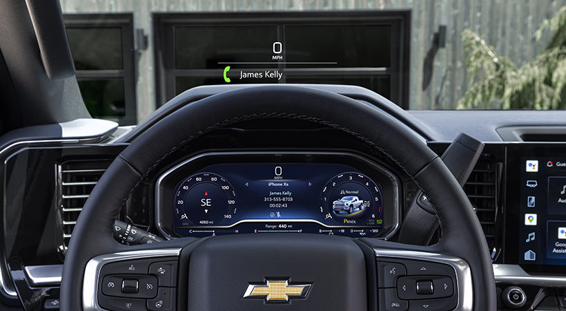 Los modelos más equipados cuentan con Head Up Display. Foto: Chevrolet