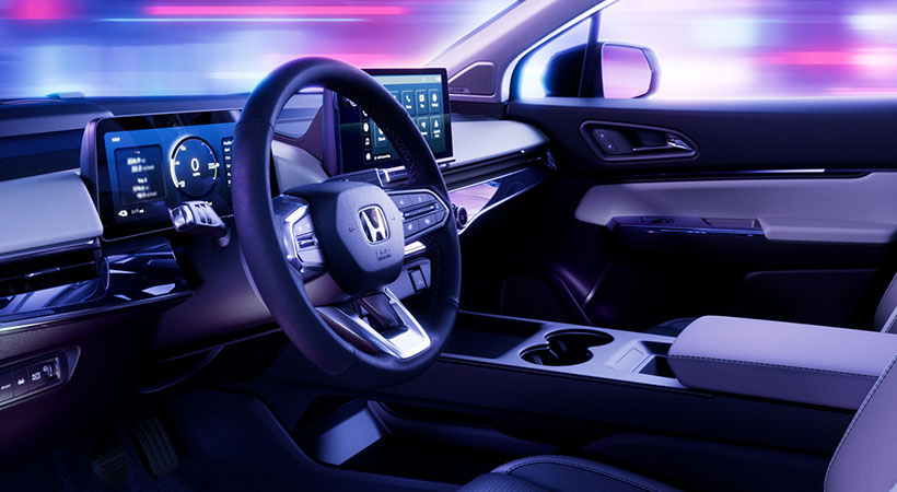 El interior contará con dos pantallas. Foto: Honda