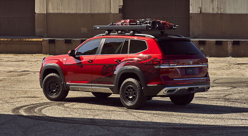 Volkswagen Atlas Basecamp concept se revela en el SEMA Show 2022. Foto: Volkswagen