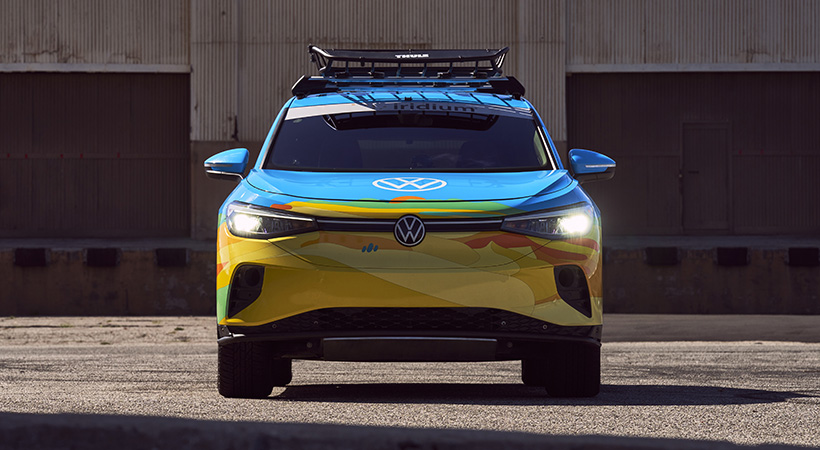 El Volkswagen ID.4 Rebelle Rally también se develó en el SEMA Show 2022. Foto: Volkswagen