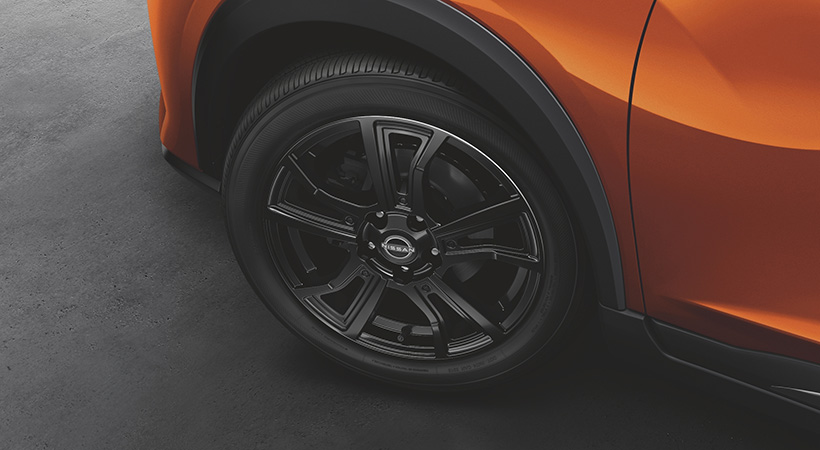 El modelo SV calza rines en aleación de aluminio de 17 pulgadas. Foto: Nissan
