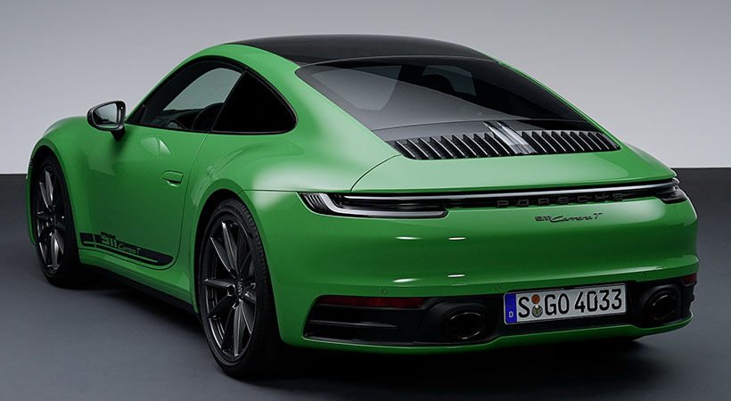 El Porsche 911 Carrera T es el Carrera más ligero de la historia. Foto: Porsche