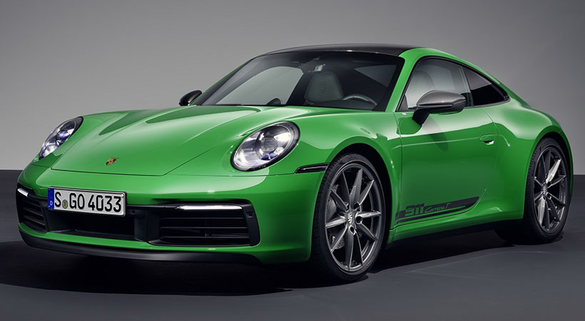El Porsche 911 Carrera T es una nueva versión del 911 que se sitúa sobre el Carrera y debajo del Carrera S, reduciendo su peso y mejorando su dinamismo. Foto: Porsche