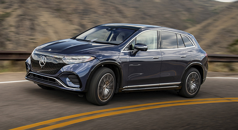 A más potencia, naturalmente, menos autonomía, el más potente recorre 285 millas con una carga completa de baterías. Foto: Mercedes-Benz