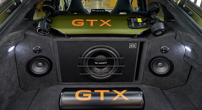 Lo que más impresiona en la parte posterior es el sistema de sonido. Foto: Voilkswagen