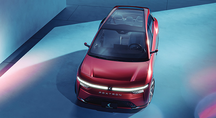 El modelo alcanza un coeficiente aerodinámico de apenas 0.26 Cx. Foto: Foxconn