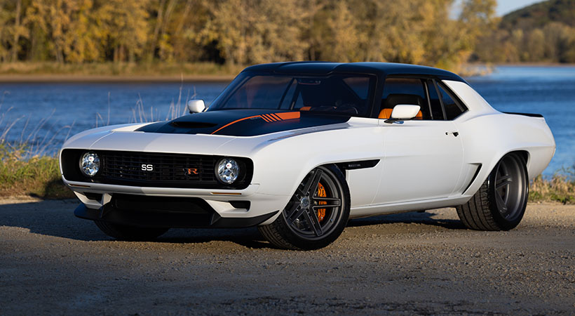 El nuevo Chevy Camaro 1969 “Strode” ha recibido una renovación exterior completa. Foto: Ringbrothrs