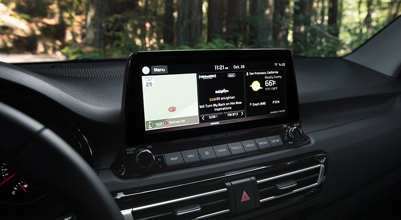 El sistema de infotenimiento es de fácil uso. Foto: KIA