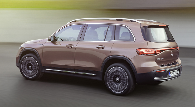 Del Mercedes-Benz EQB 350 2022 hay dos modelos, el 300 4Matic (225 hp y 288 lb-pie de torque) y el 350 4Matic (228 hp y 384 lb-pie de torque). Foto: Mercedes-Benz