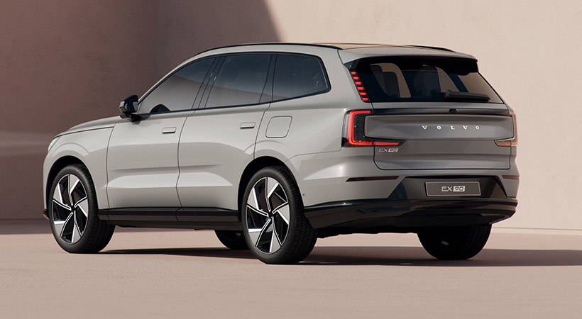 Como se sabe, el EX90 contará con una autonomía estimada de hasta 300 millas. Foto: Volvo