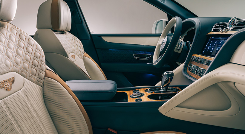 En el interior, encontraremos toda la tapicería realizada en cuero Autumn. Foto: Bentley